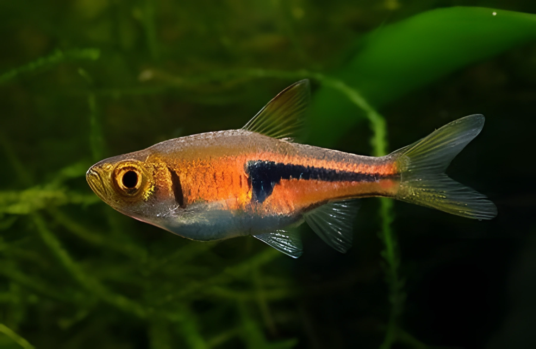 Fotografía del pez de acuario Rasbora espei