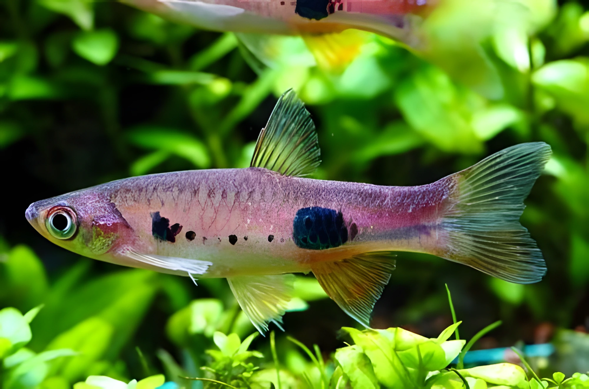 Fotografía del pez de acuario Rasbora payaso