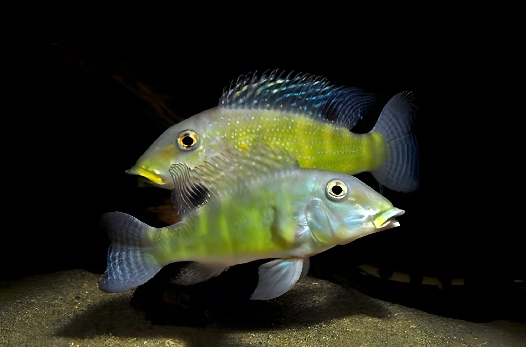 Fotografía del pez de acuario Retroculus xinguensis