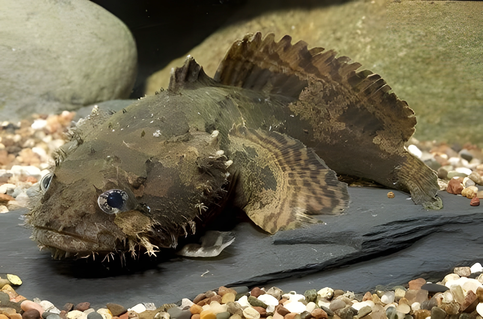 Fotografía del pez de acuario Pez sapo