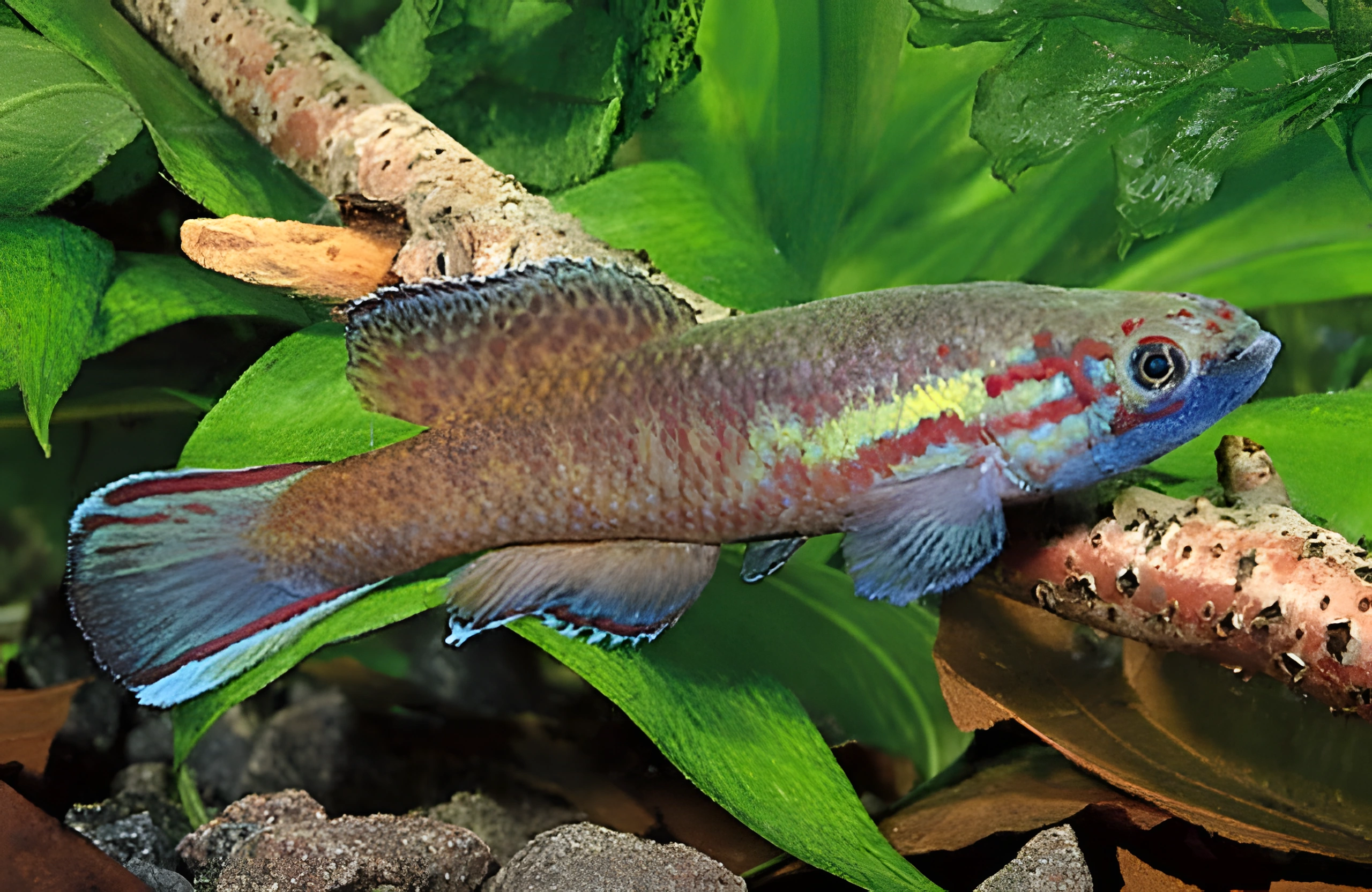 Fotografía del pez de acuario Pez "Faisán Dorado"