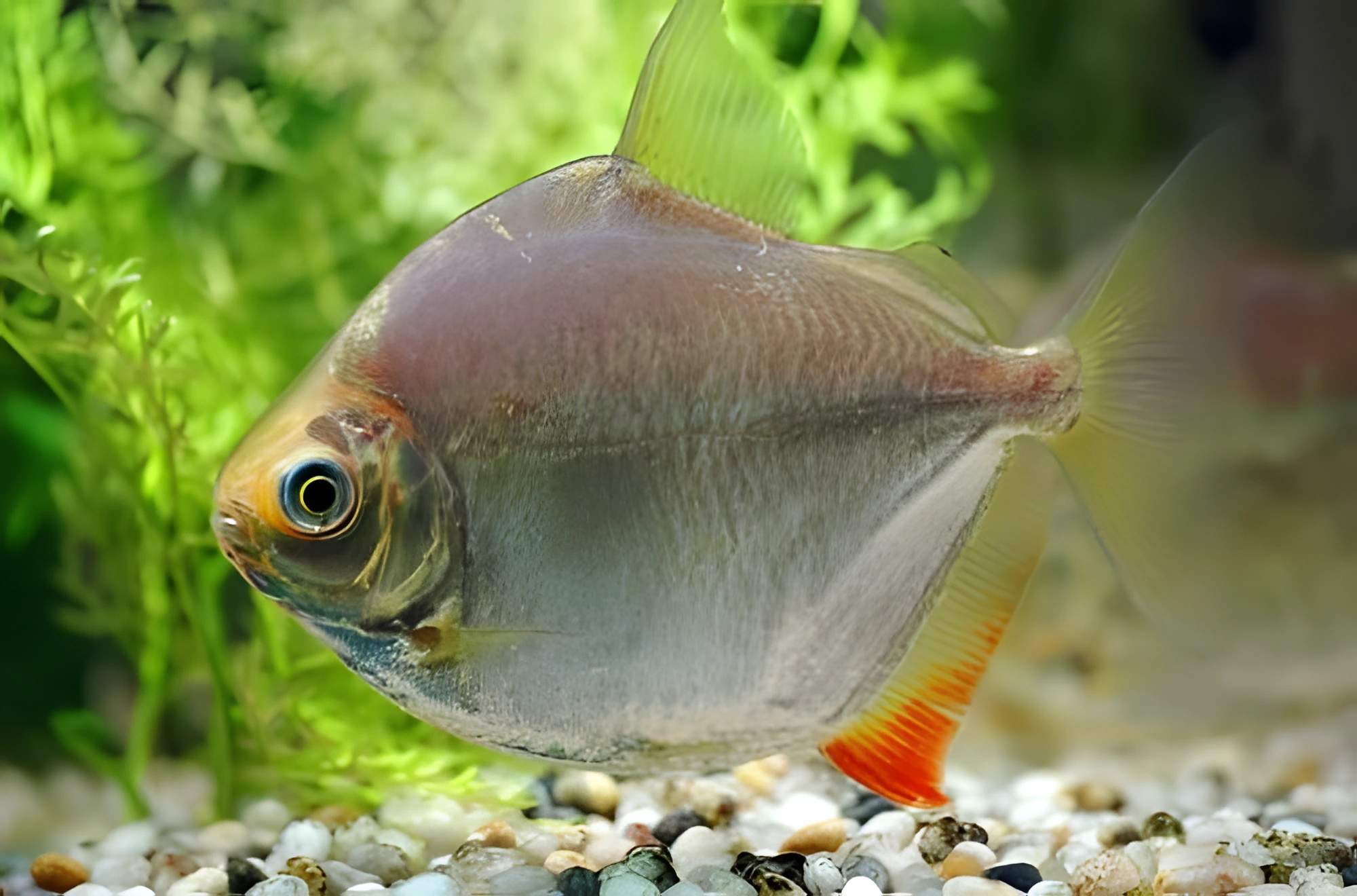 Photo of aquarium fish Silver Dollar