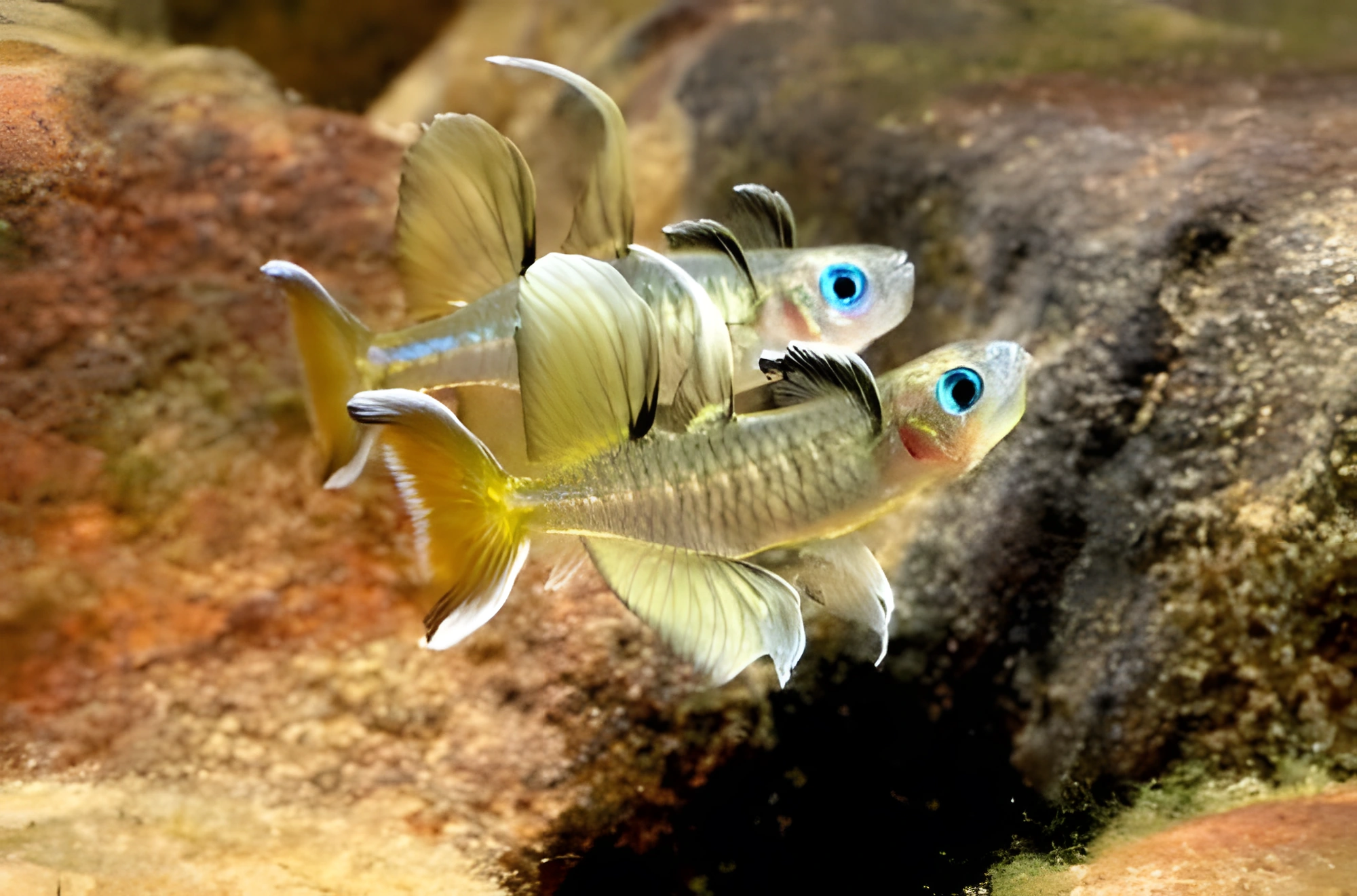 Fotografía del pez de acuario Ojo azul australiano