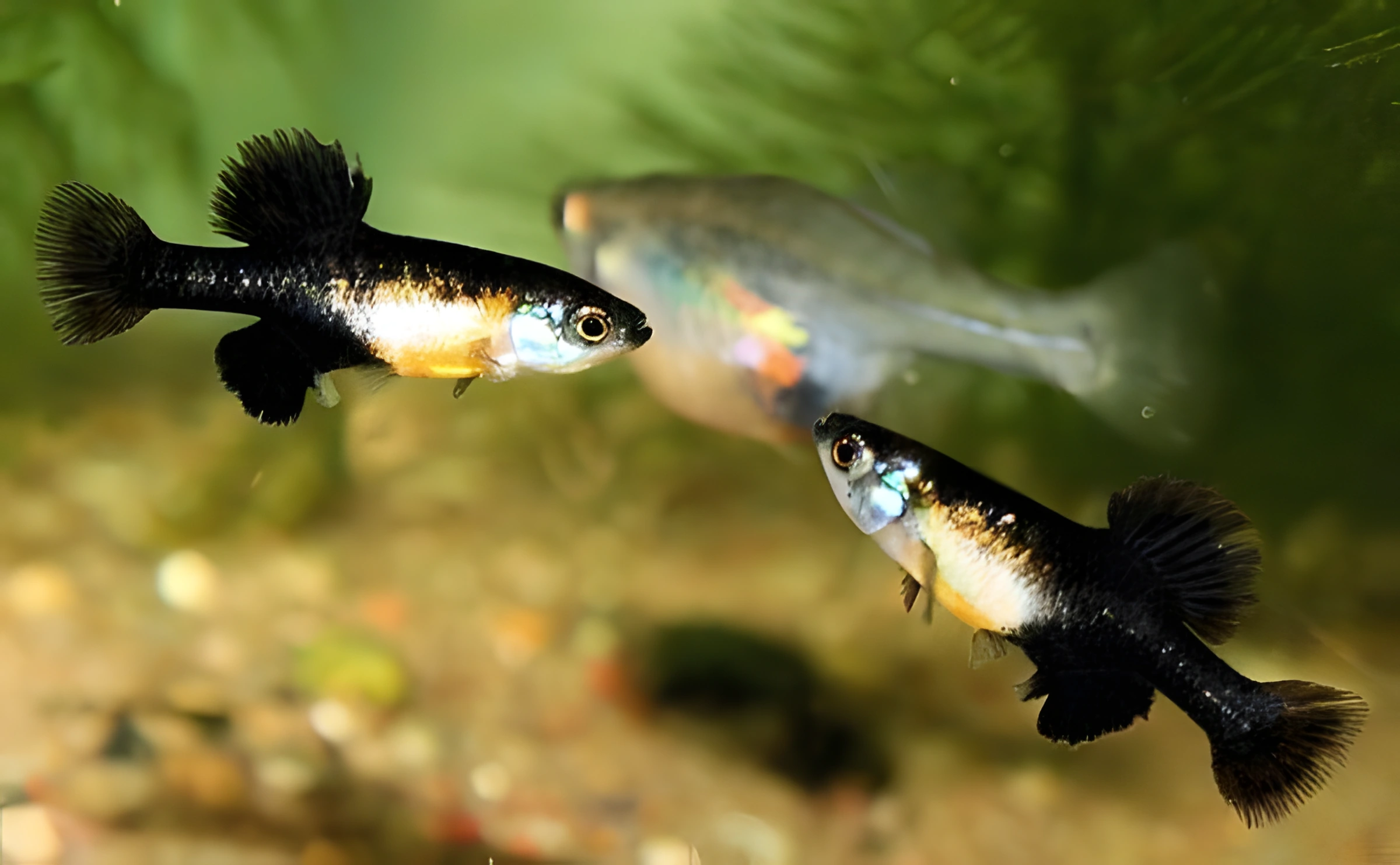 Fotografía del pez de acuario Skiffia de dos rayas