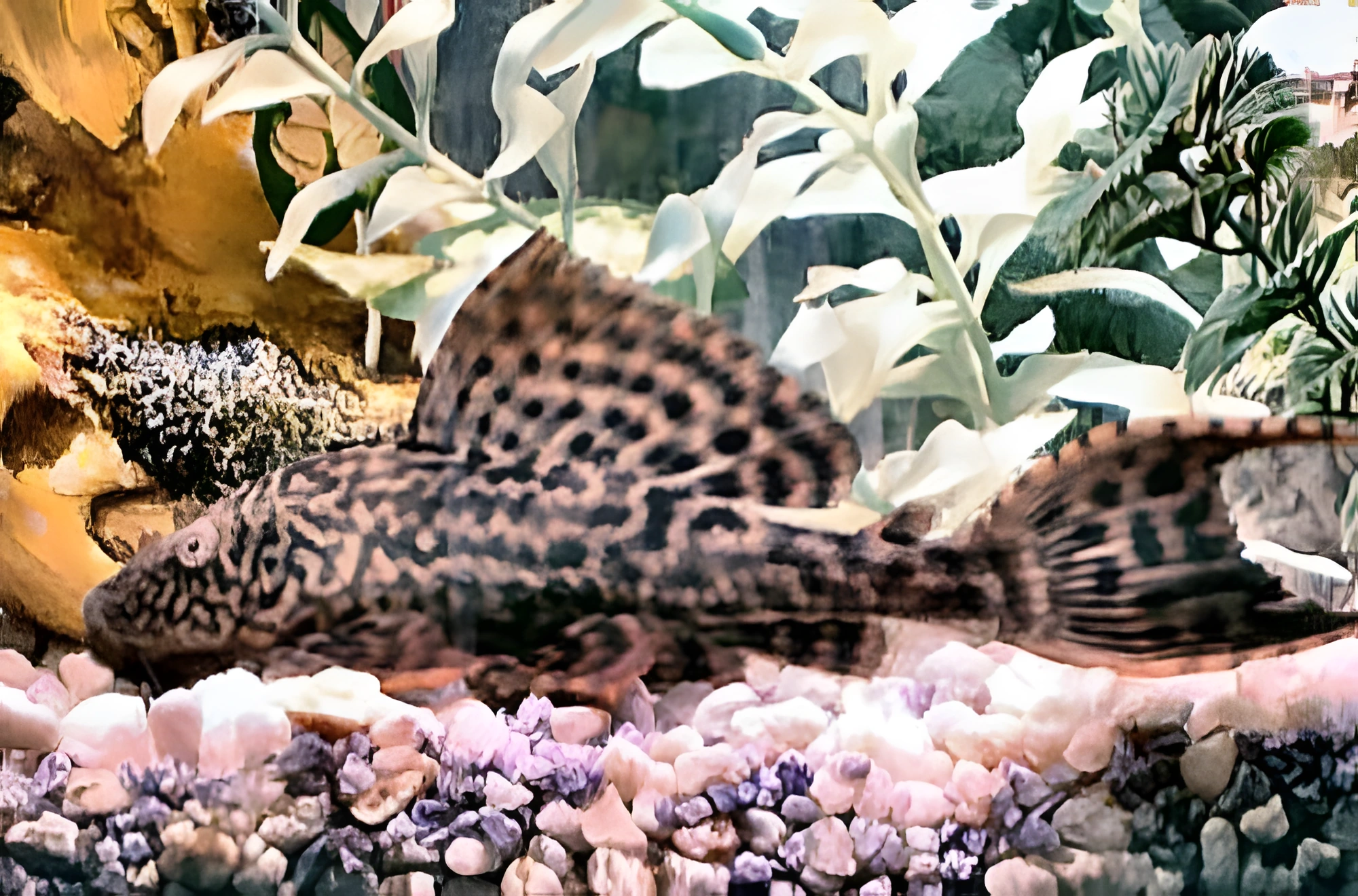 Fotografía del pez de acuario Pez limpiafondos