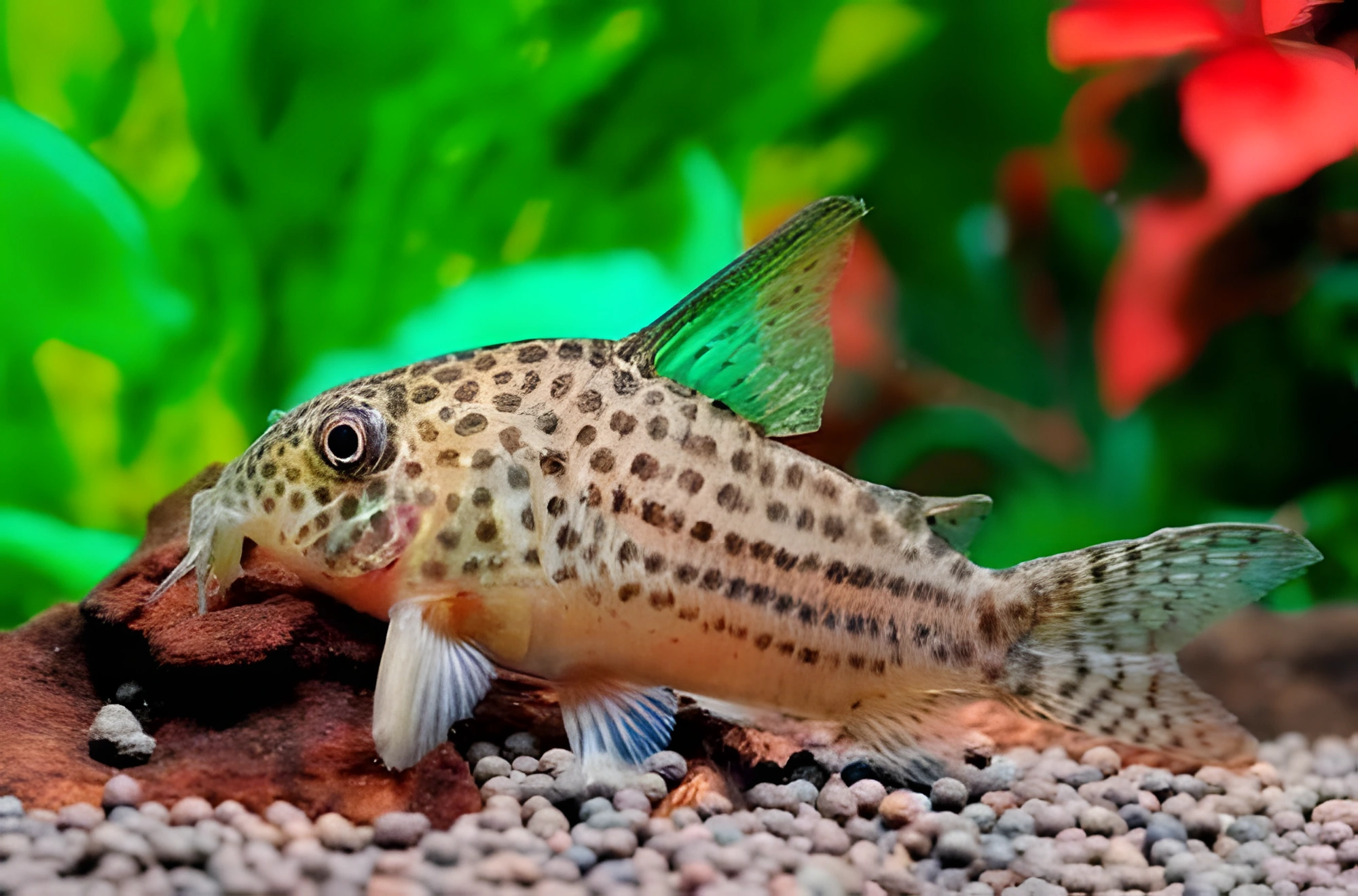 Fotografía del pez de acuario Coridora de Araguaia