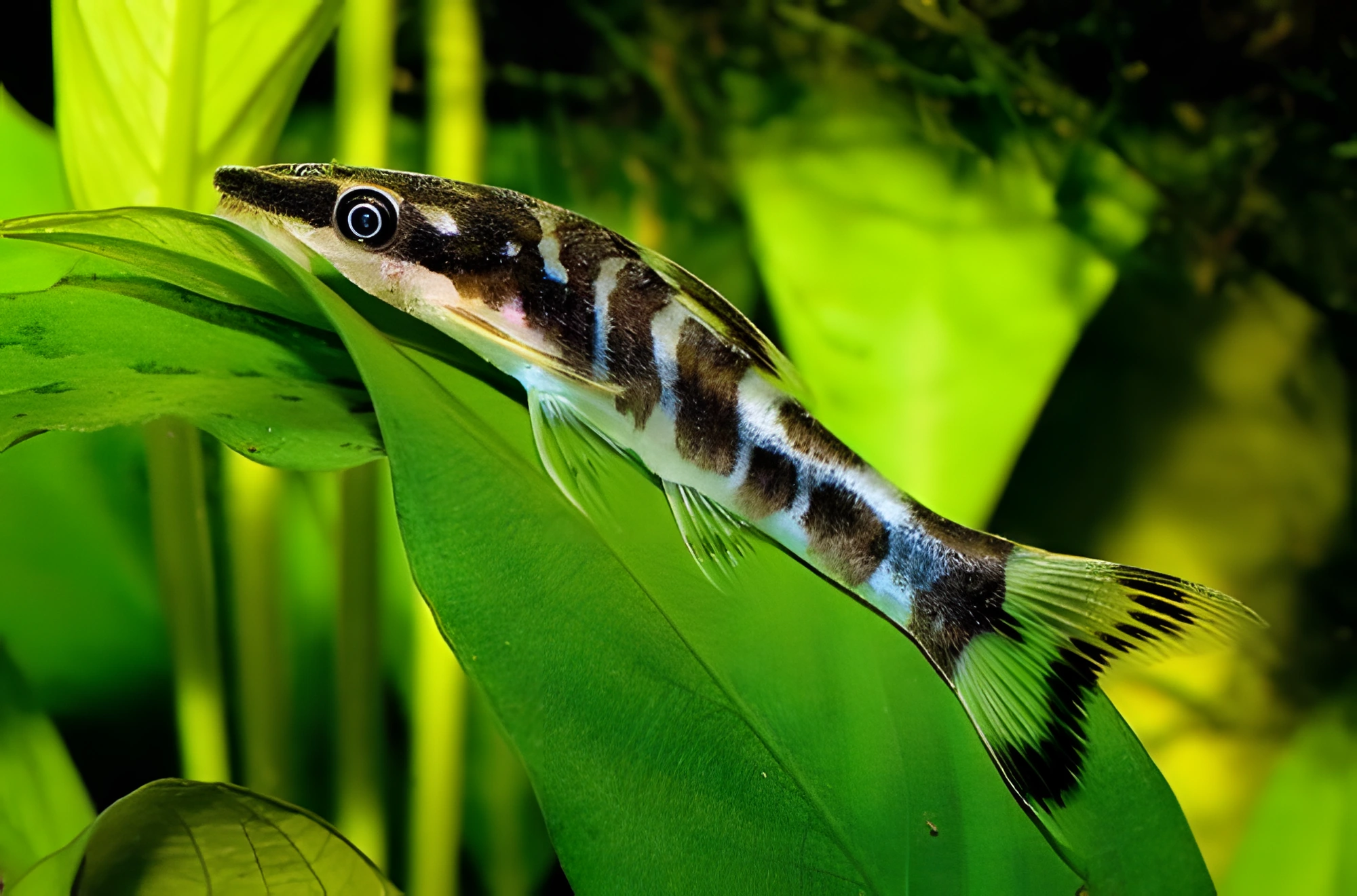 Fotografía del pez de acuario Pez gato limpiador