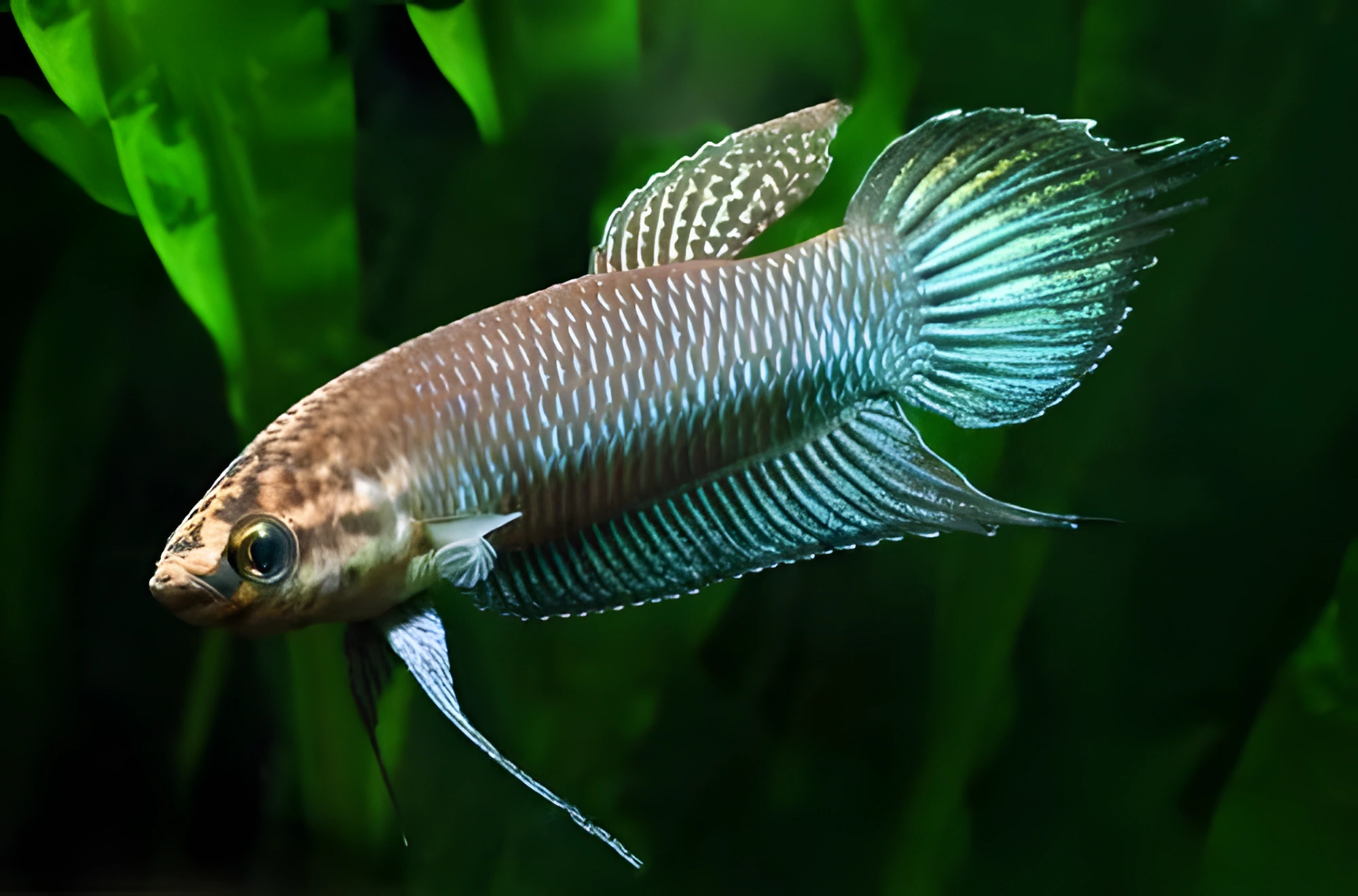 Fotografía del pez de acuario Pez Betta esbelto