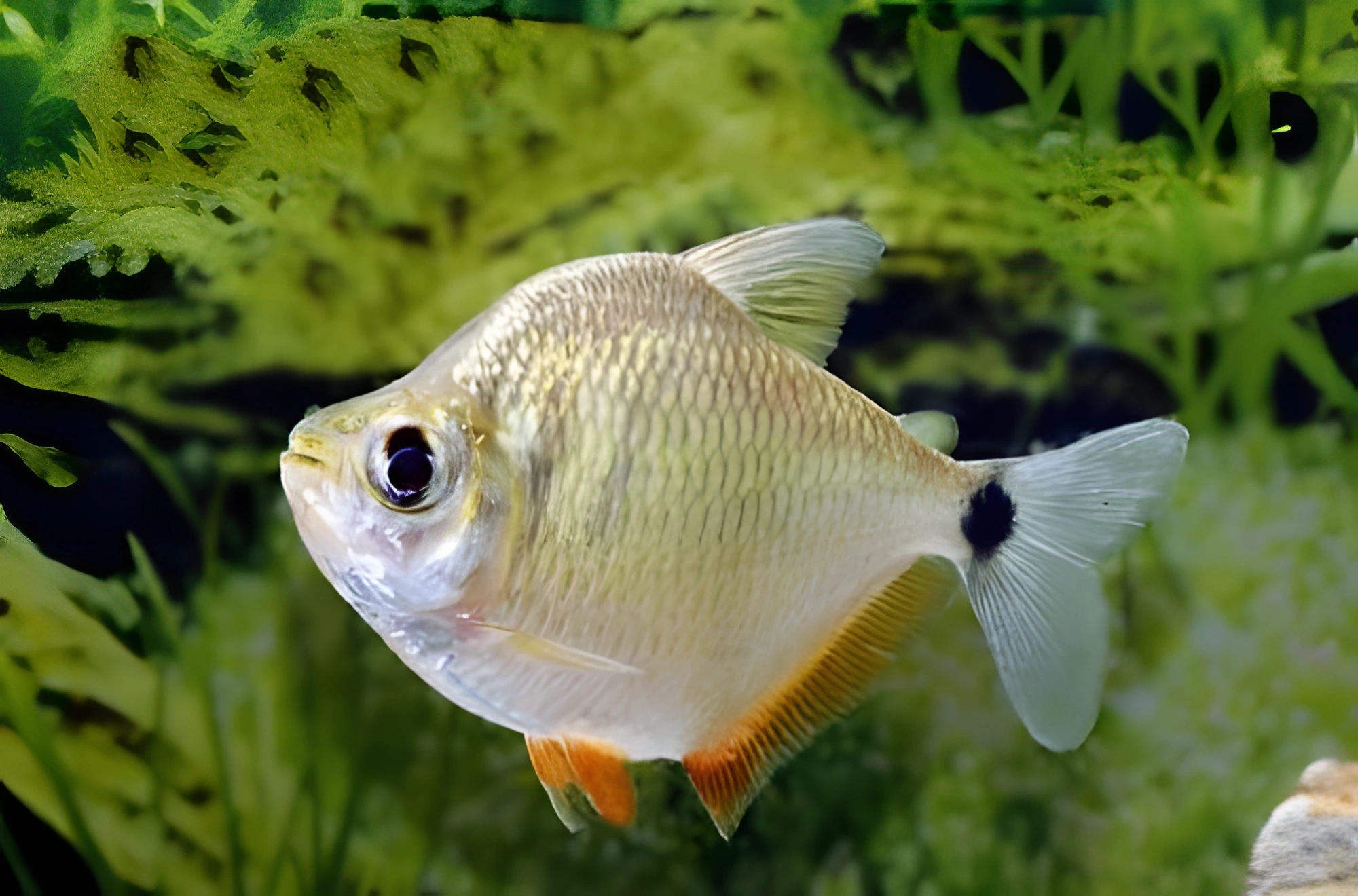 Fotografía del pez de acuario Tetragonopterus