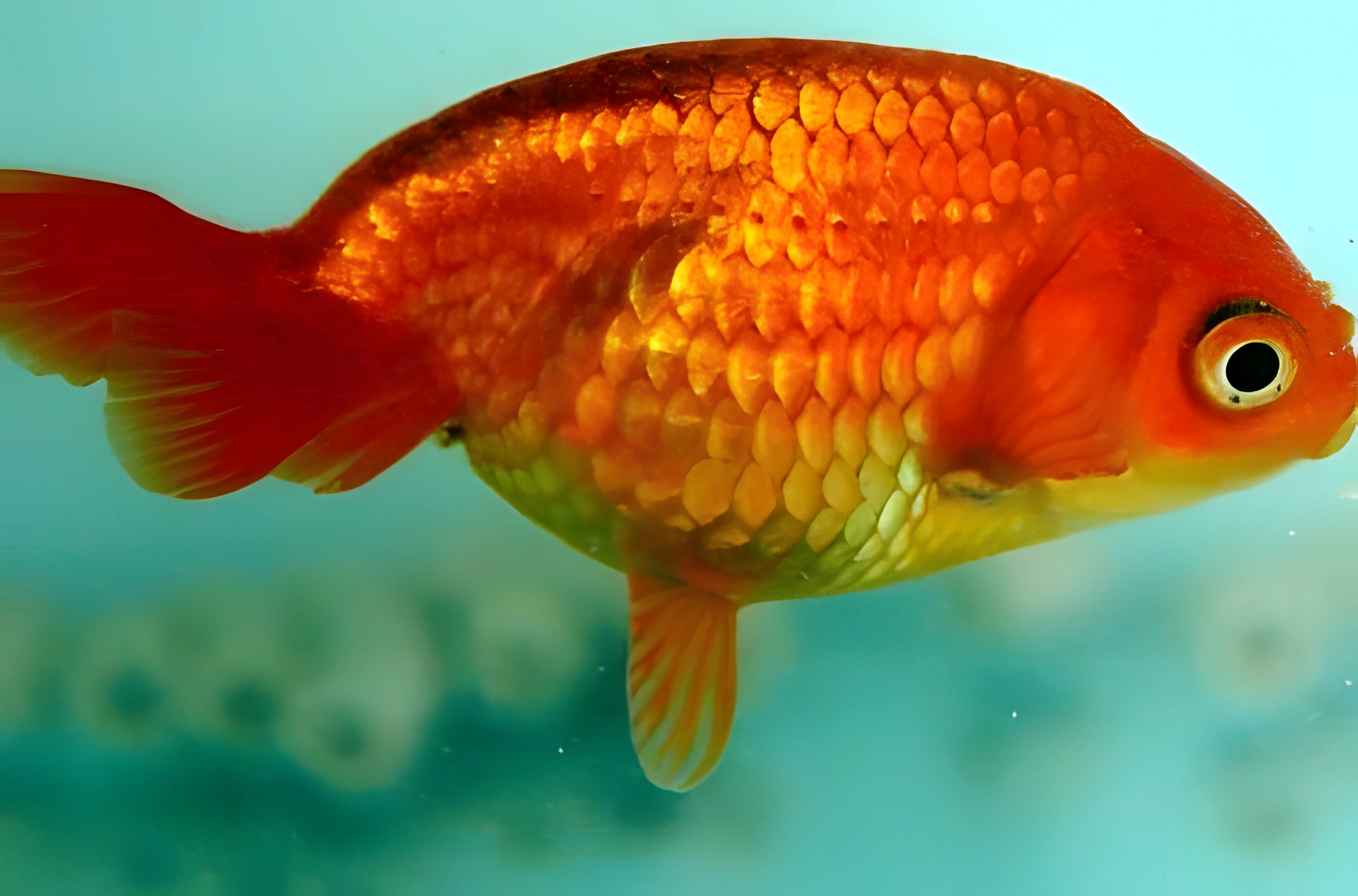 Fotografía del pez de acuario Pez Dorado Huevo