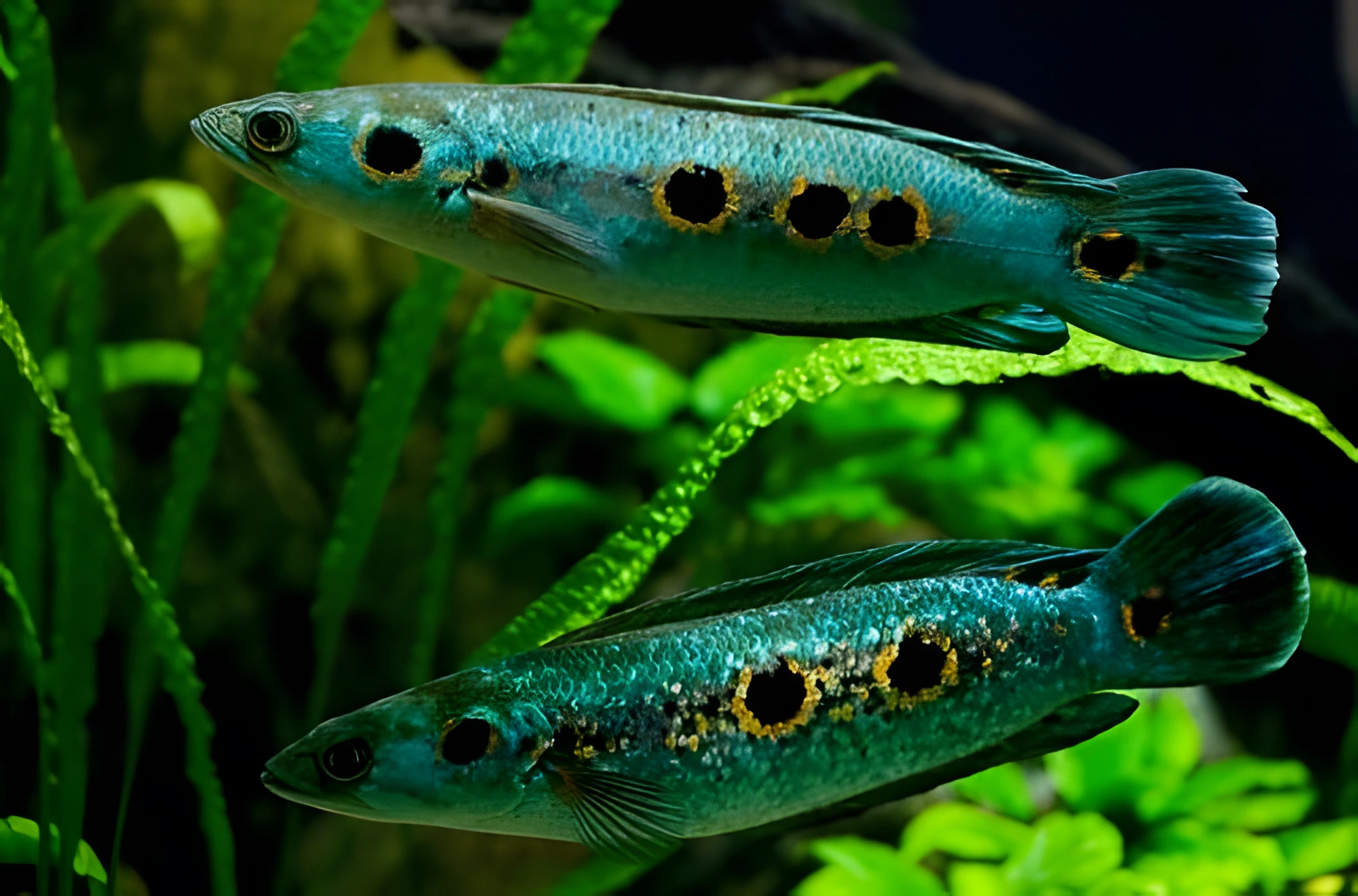 Fotografía del pez de acuario Channa pleurophthalma